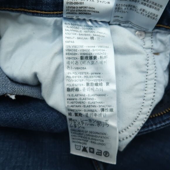 Levi's 311 Jeans Women's Size 31 Blue Mid-Rise Shaping Skinny Denim 28" Inseam - Picture 12 of 16